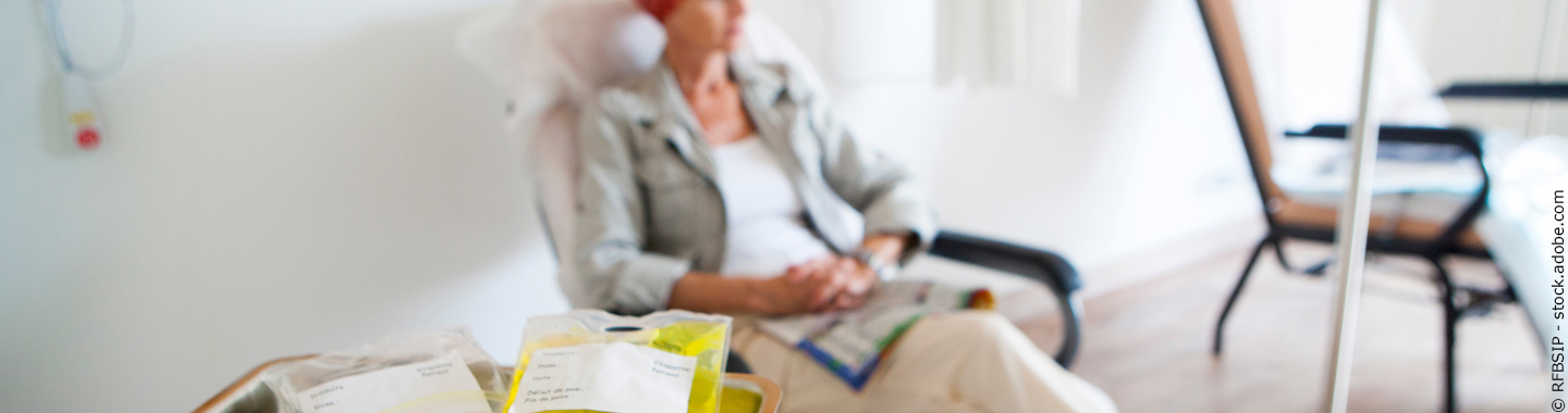 Foto Onkologische Patientin im Krankenhaus