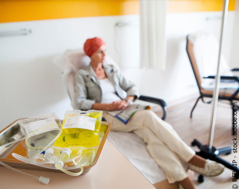 Foto Onkologische Patientin im Krankenhaus